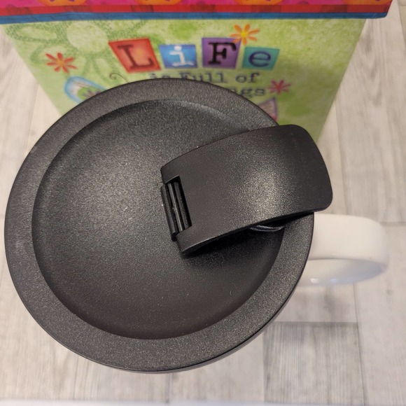 Divinity Ceramic Travel Mug "Life Is Full Of Blessings" With Gift Box - Picture 5 of 9